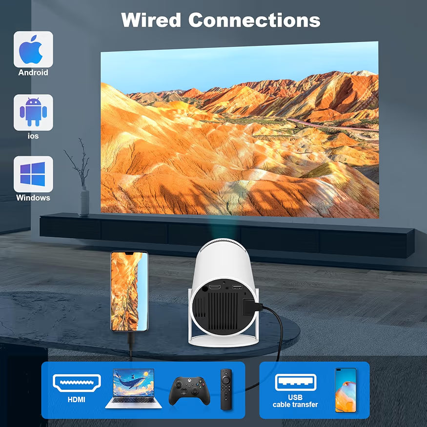 HY300 Pro Projector Home Theater