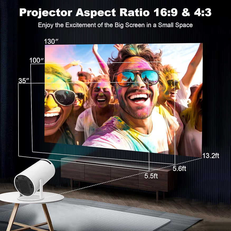 HY300 Pro Projector Home Theater