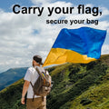 Smart Bag Security Tag - Ukraine Flag [Pack 2]